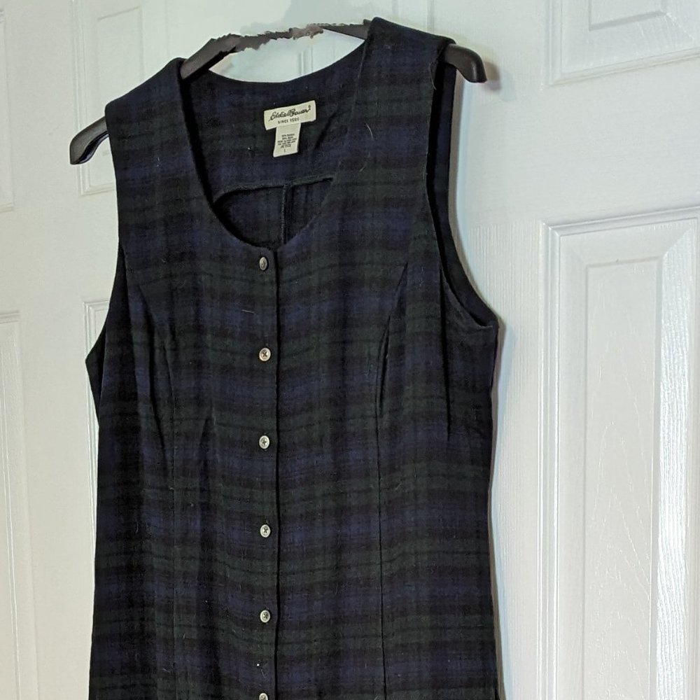 Eddie Bauer plaid jumper